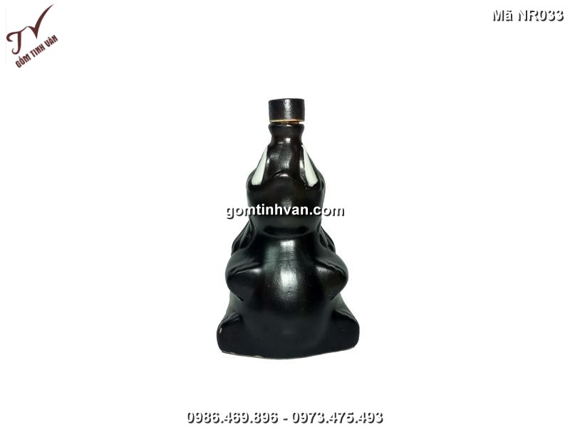 Nậm rượu gốm sứ bát tràng - 0.75 lít - NR033