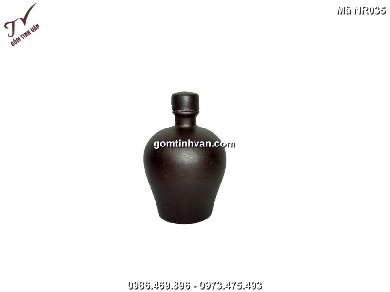 Nậm rượu gốm sứ bát tràng - 0.75lít - NR035