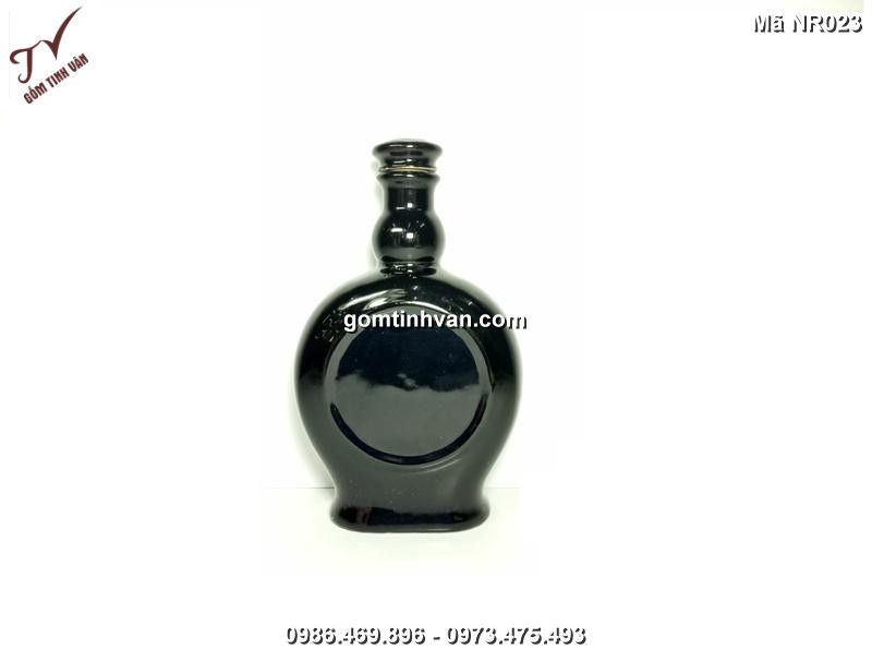 Nậm rượu gốm sứ bát tràng - 0,75 lít - NR023