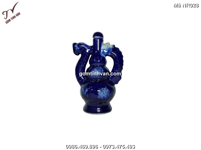 Nậm rượu gốm sứ bát tràng - 0.75lít - NR028