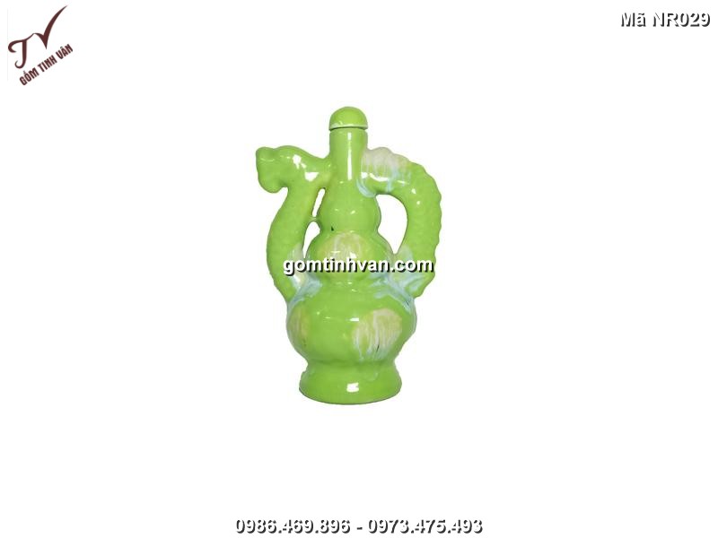 Nậm rượu gốm sứ bát tràng - 0.75lít - NR029