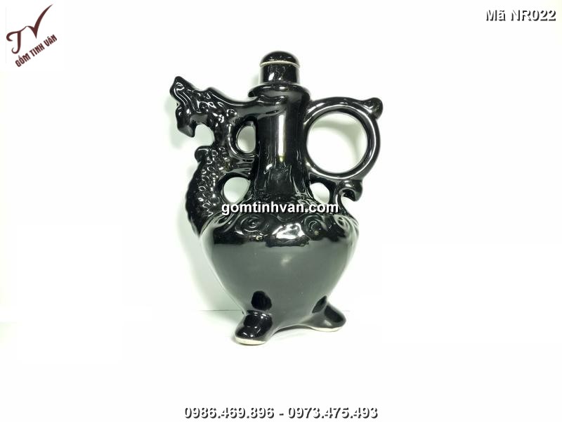 Nậm rượu gốm sứ bát tràng - 0,75lít - NR022
