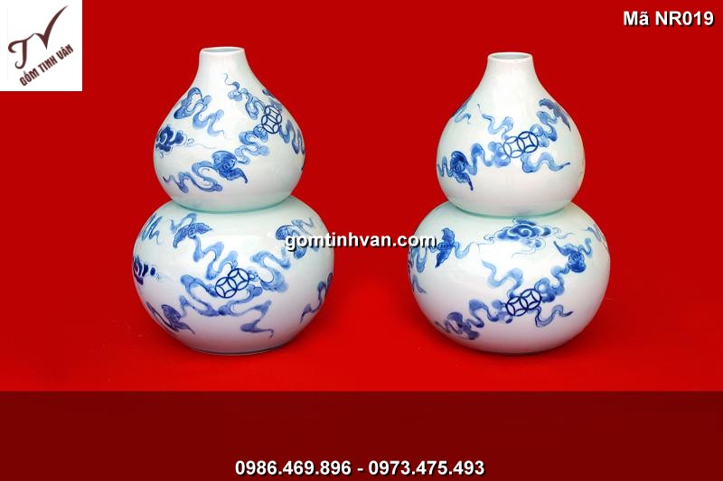Nậm rượu hồ lô ngũ phúc-NR019