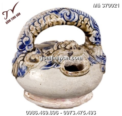 Bình vôi cổ gốm sứ bát tràng - 370021