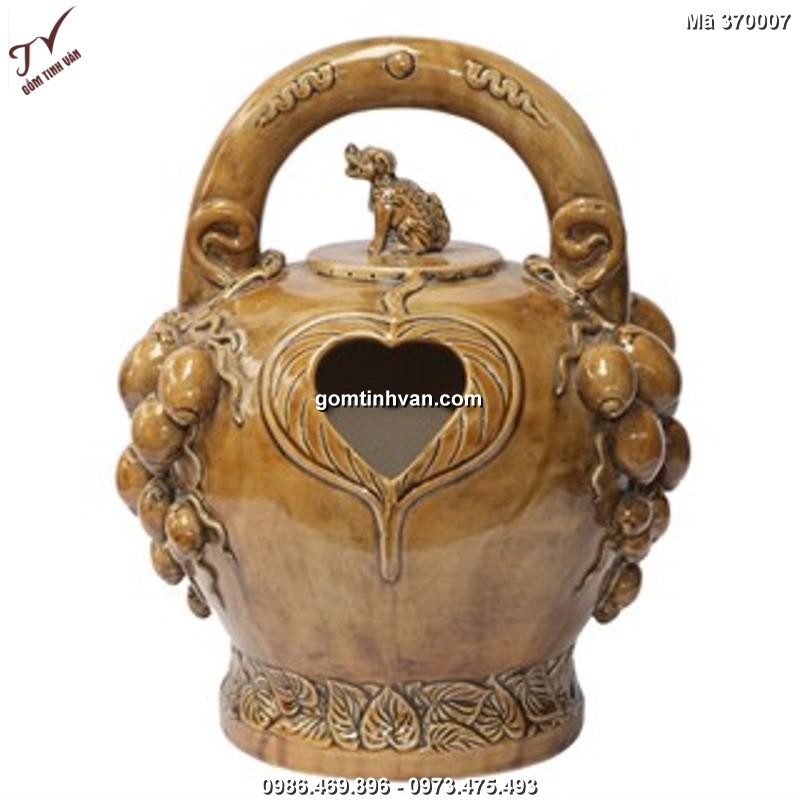 Bình vôi đắp nổi - 370007