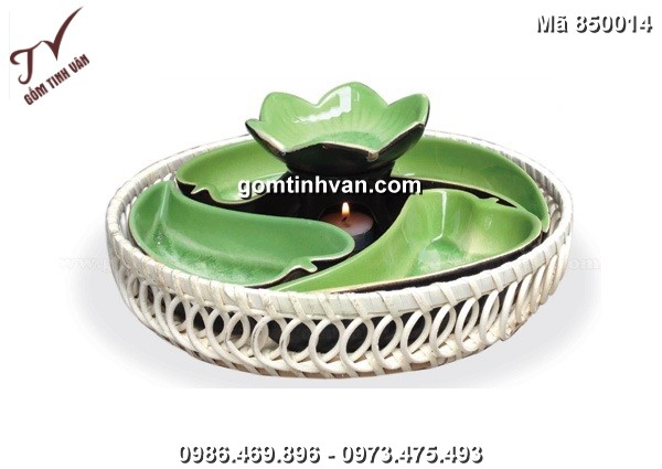 Bộ lẩu kem gốm sứ bát tràng - 850014