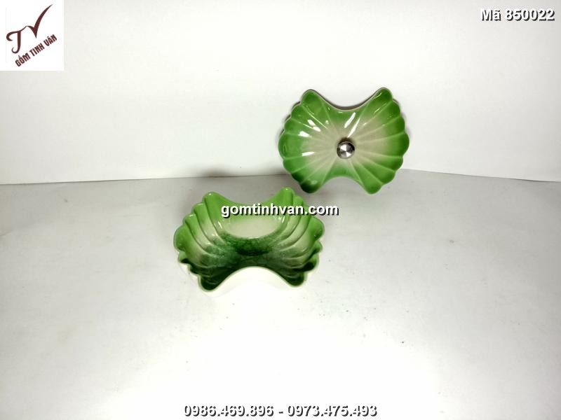 Hộp đựng mứt tết gốm sứ bát tràng - 850022