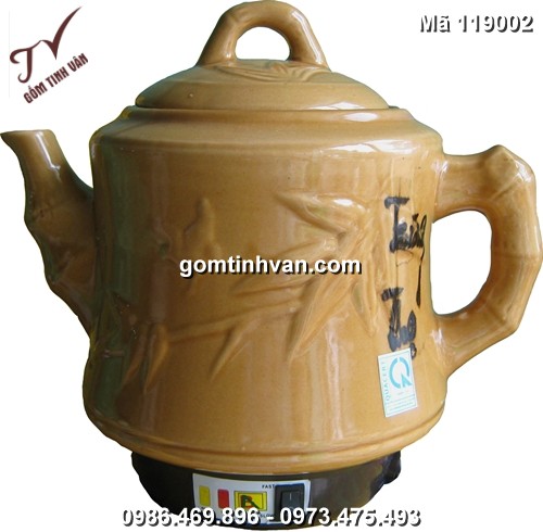 Ấm sắc thuốc trường thọ vàng-119002