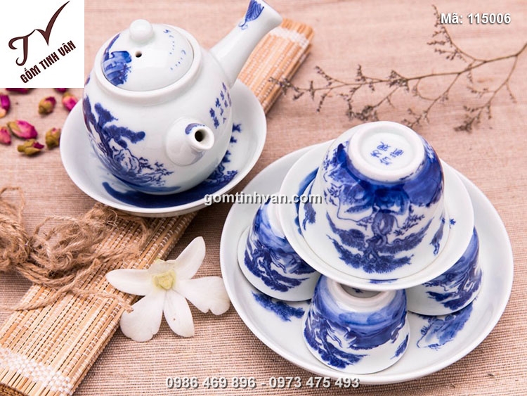 Bộ ấm chén trà đạo - 115006