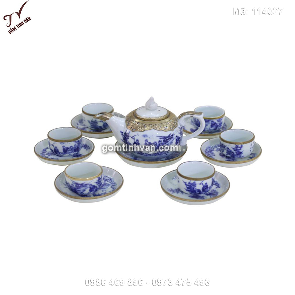 Bộ bưởi tách bọc đồng - vẽ trúc lâm thất hiền - 114027