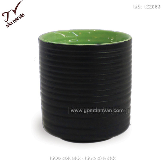 Cốc sứ cafe 5 màu gốm Bát Tràng - 122050