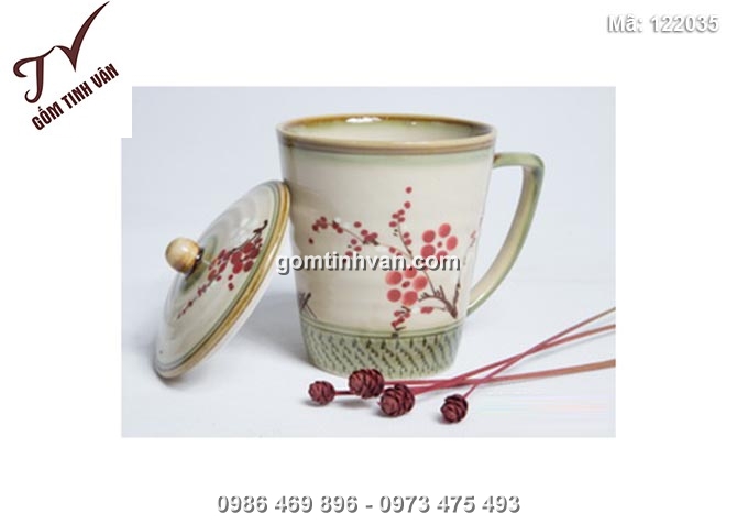 Ly sứ gốm Bát Tràng - 122035