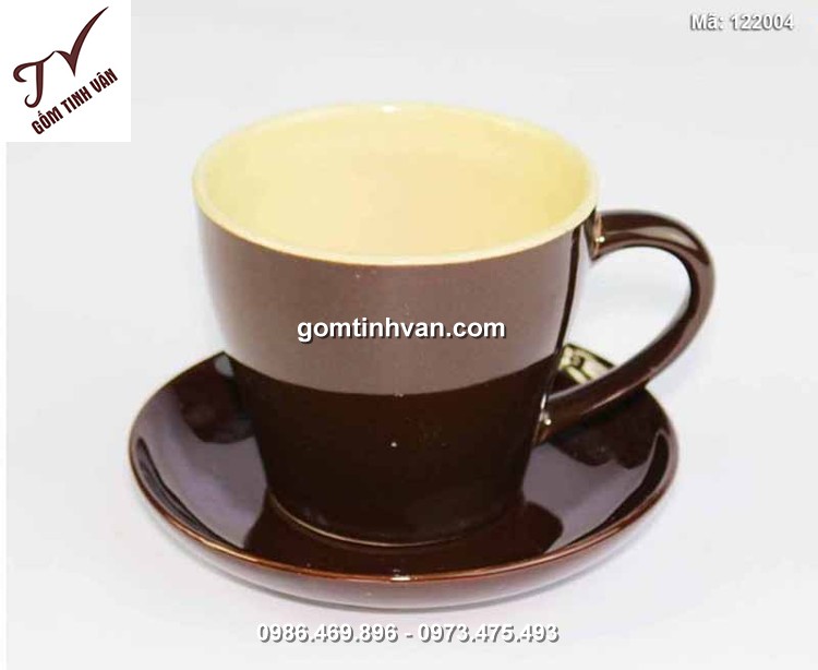 Ly sứ màu cafe - 122004