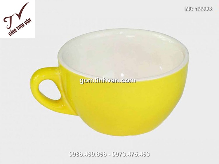 Ly sứ màu cappucino - 122008