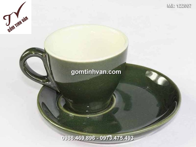 Ly sứ màu expresso - 122007