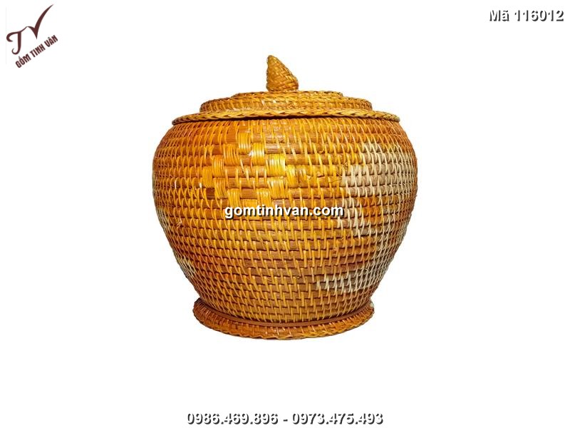 Ấm tích và bao ủ mây tre đan 2.5L - 116012