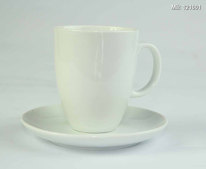 Ly sứ trắng Latte - 121001