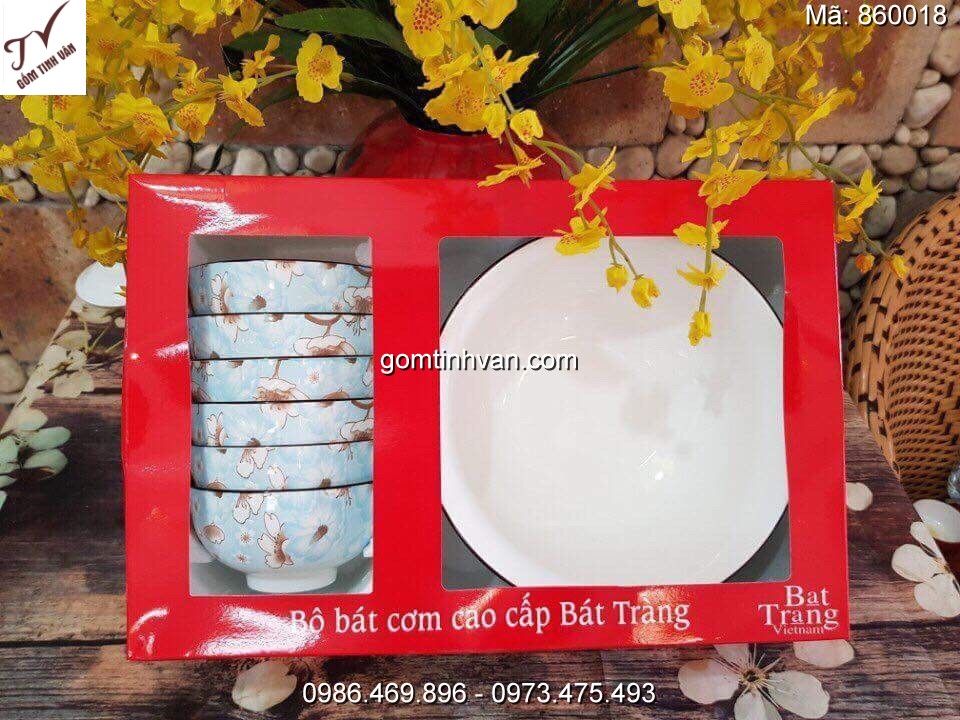 Bộ chén đĩa quà tặng in logo - 860018