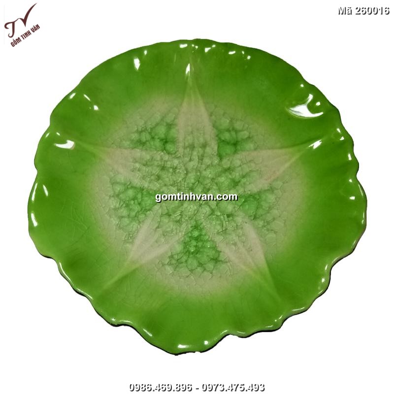 Bát đĩa độc đáo hình lá 5 cánh - 260016