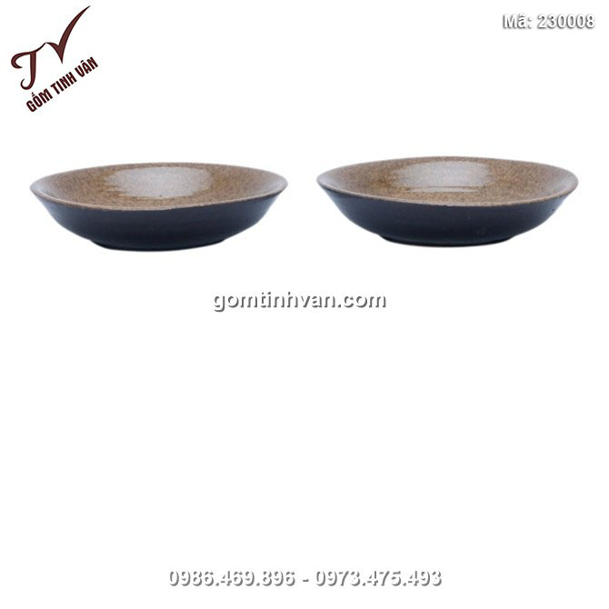 Đĩa gia vị đường kính 8.5cm, cao 1.8cm - 230008