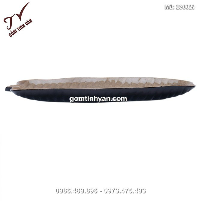 Khay lá chuối dài 36.5cm, rộng 18.5cm - 230029