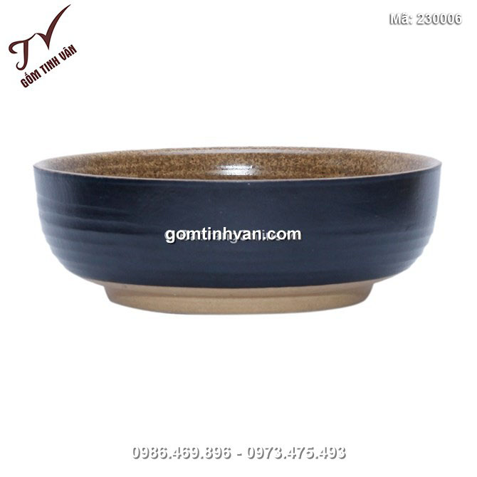 Tô nông đựng canh đường kính 16cm, cao 5.4cm - 230006