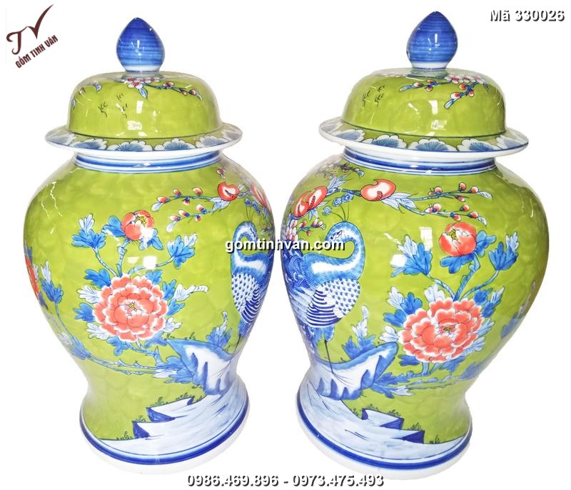 Chóe tài lộc gốm sứ bát tràng - 20 lít - 330026