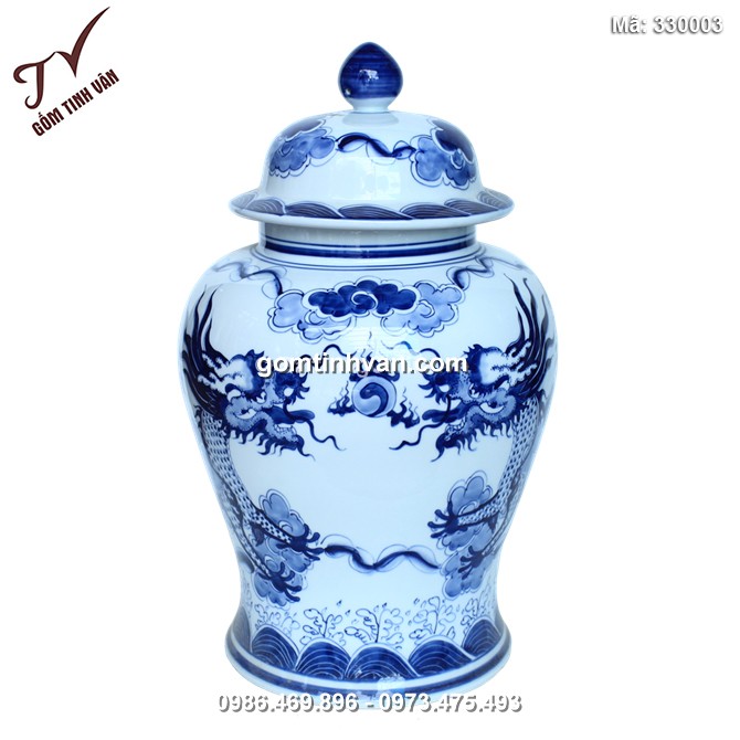 Chóe tài lộc vẽ rồng chầu nguyệt 16 lít - 330003
