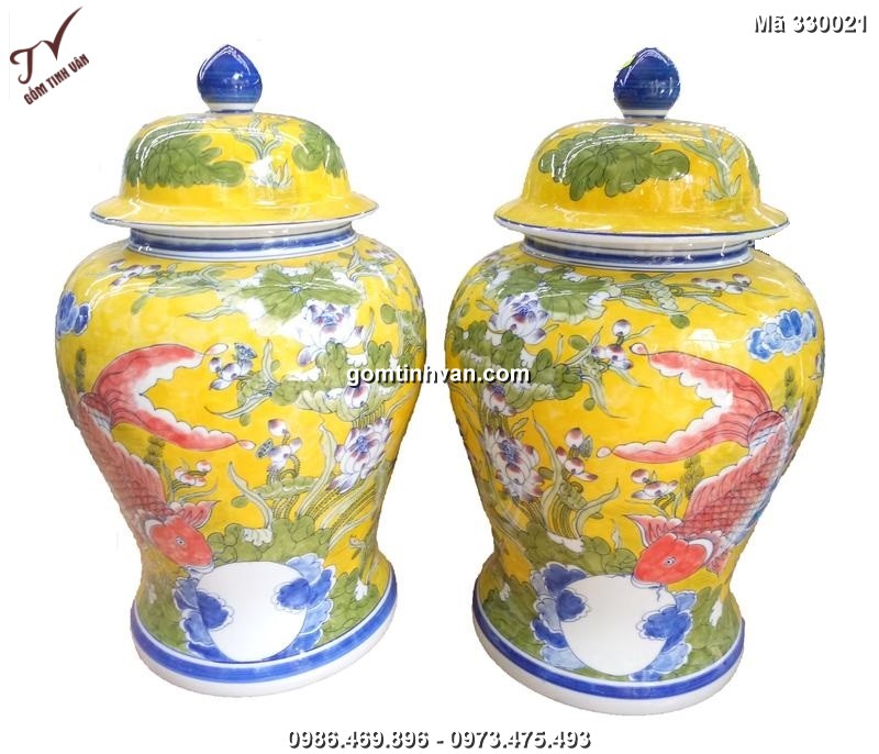 Chóe tài lộc gốm sứ bát tràng - 20 lít - 330021