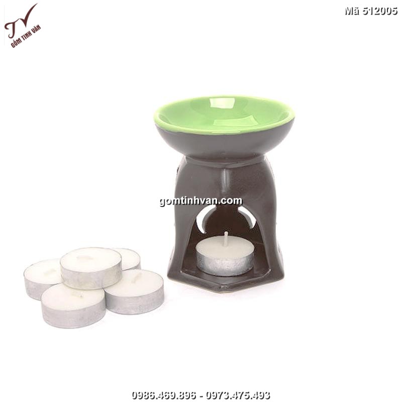 Đèn xông tinh dầu nến hình lục giác - 512005