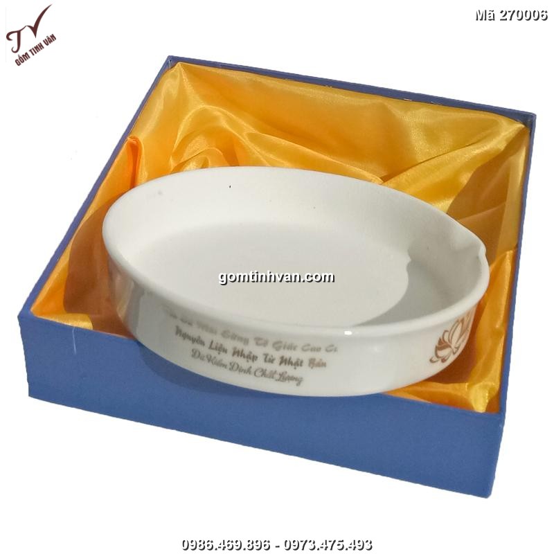 Đĩa mài sừng tê giác gốm sứ bát tràng đường kính 20cm, mã 270010, sx theo công nghệ Nhật Bản, vẽ vàng 24k