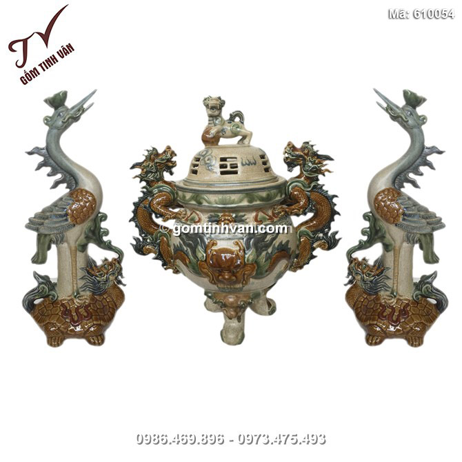 Bộ đỉnh thờ số 3 - hàng kỹ - 610054