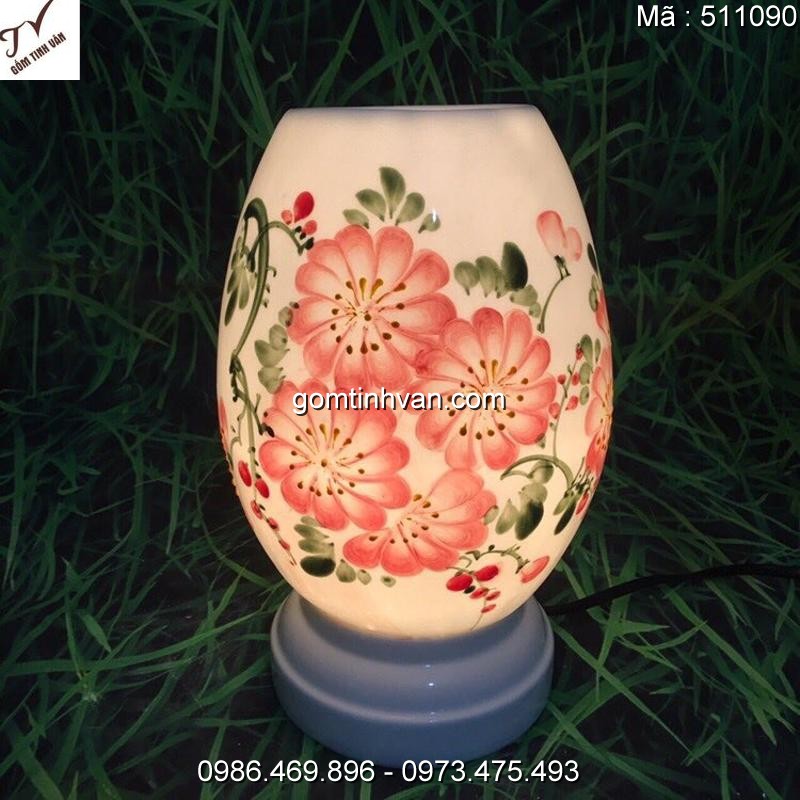 Đèn xông tinh dầu điện gốm sứ bát tràng - 511090