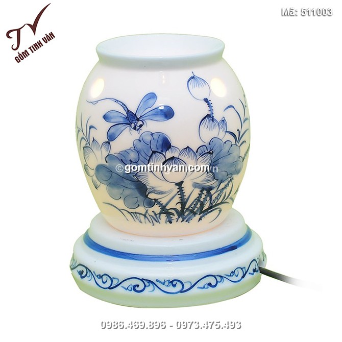 Đèn xông tinh dầu trắng - 511003