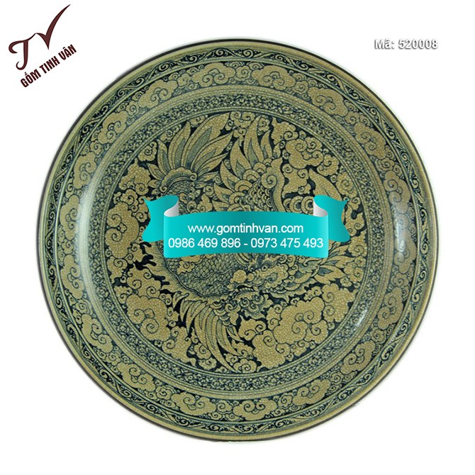 Đĩa cảnh trưng bày đường kính 35cm - 520008