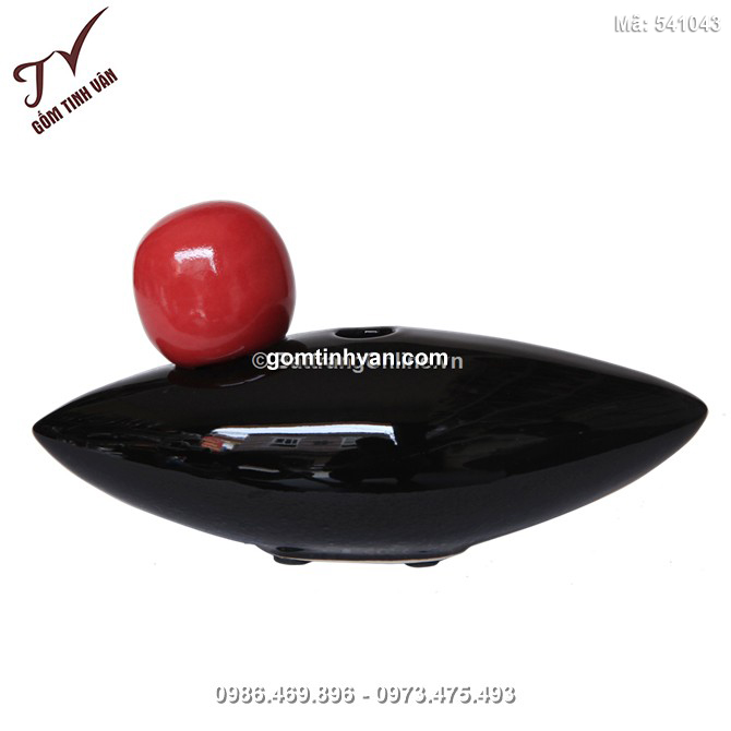 Lọ hoa trang trí quả trám - 541043
