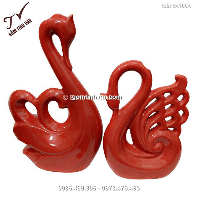 Lọ hoa trang trí thiên nga hạnh phúc - 541004