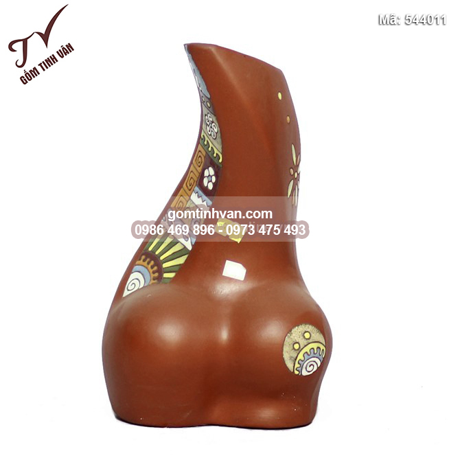Bình gốm dáng tỏi vũ nữ - 544011