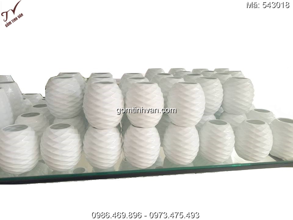 Lọ hoa nghệ thuật gốm sứ bát tràng - 543018