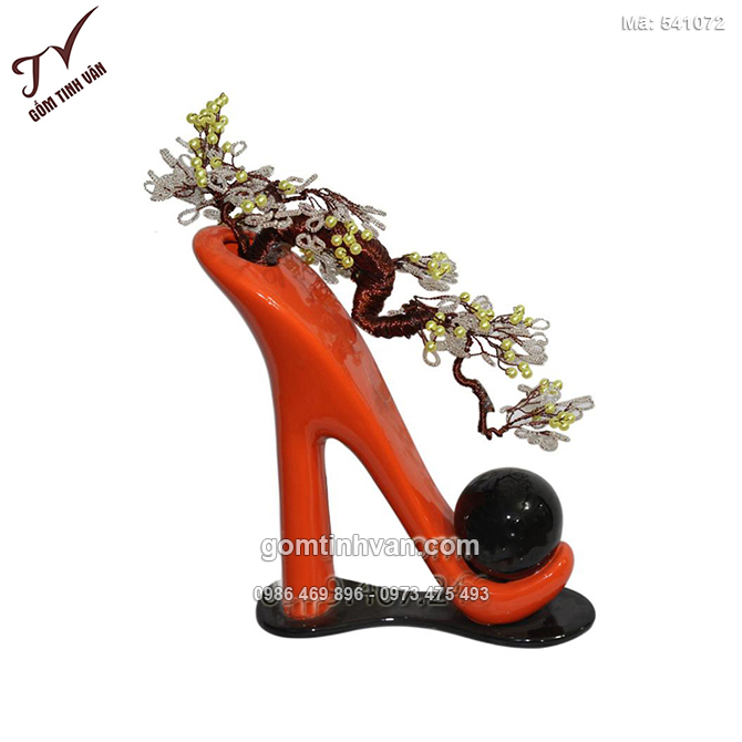 Bình trang trí hình chiếc hài ngọc - 541072