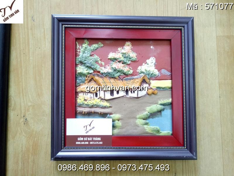 Tranh gốm đắp nổi - 571077
