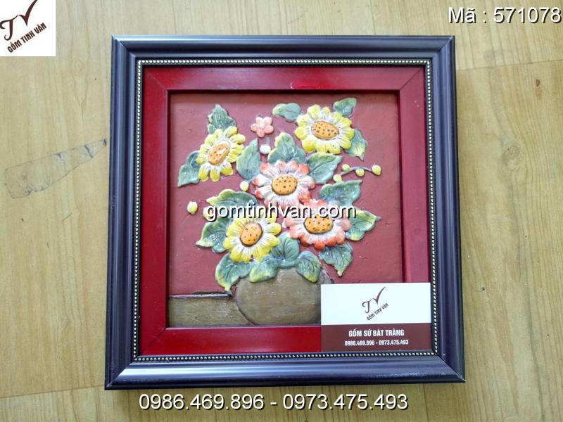Tranh gốm đắp nổi - 571078