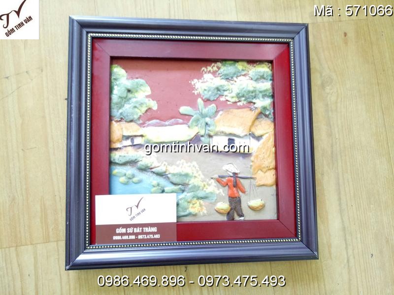 Tranh gốm sứ bát tràng - 571066