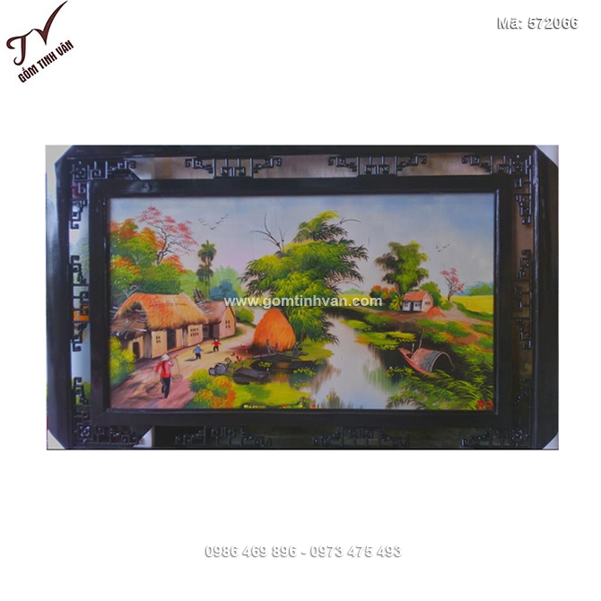 Tranh đồng quê 64cmx96cm - 572066