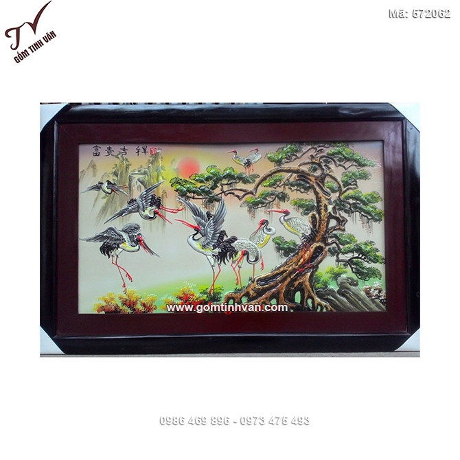 Tranh phong thùy Tùng Hạc Diên Niên (572062)
