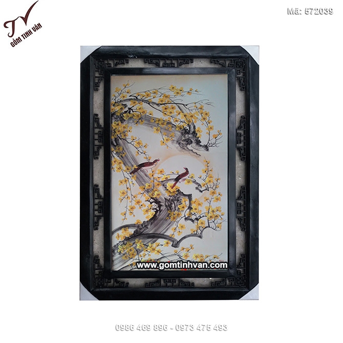 Tranh tích cổ hoa mai hóa rồng - 572039