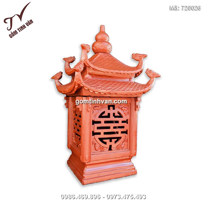 Đèn bát long gốm sứ Bát Tràng - 720026