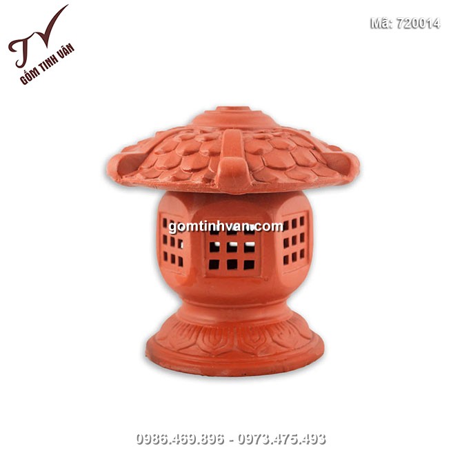 Đèn nấm 9 ô gốm sứ Bát Tràng - 720014