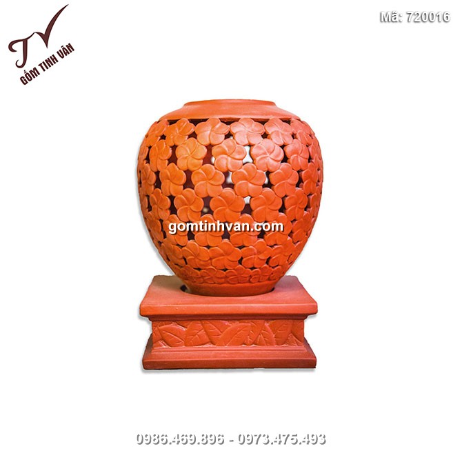 Đèn ngàn hoa gốm sứ Bát Tràng - 720016