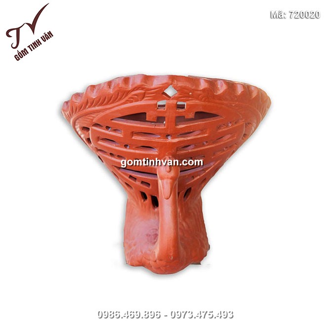 Đèn ốp công thọ gốm sứ Bát Tràng - 720020